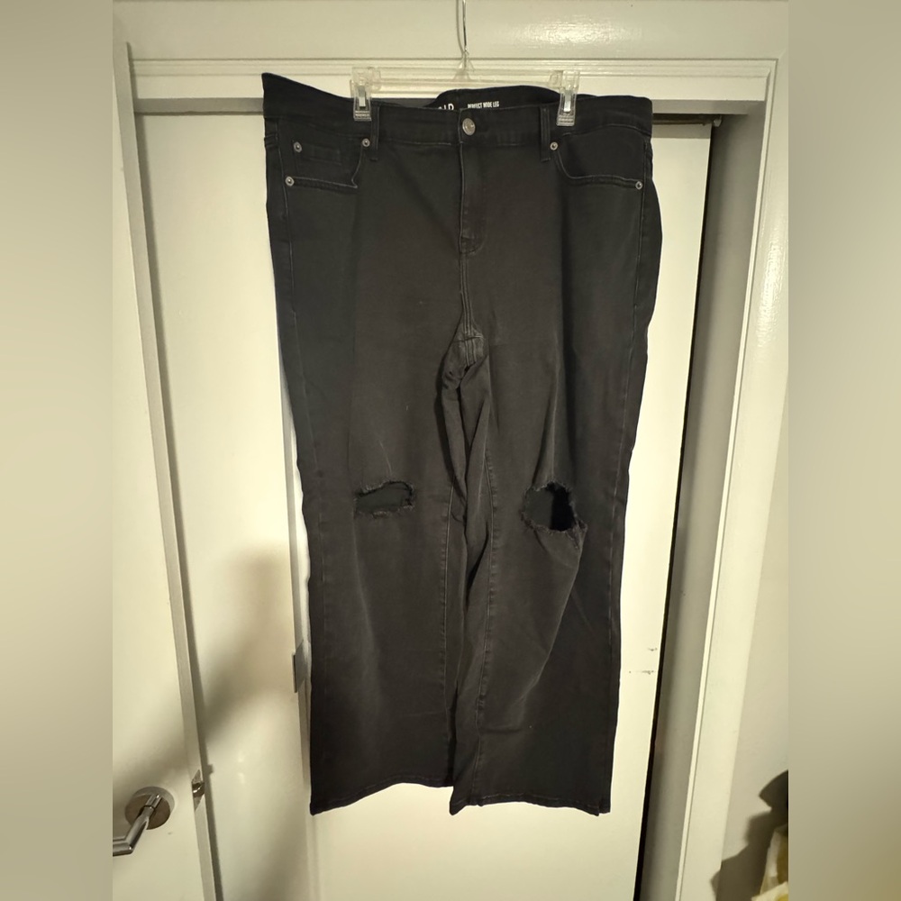 Torrid Black Wide Leg Jeans